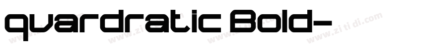 quardratic Bold字体转换 quardratic Bold字体转换